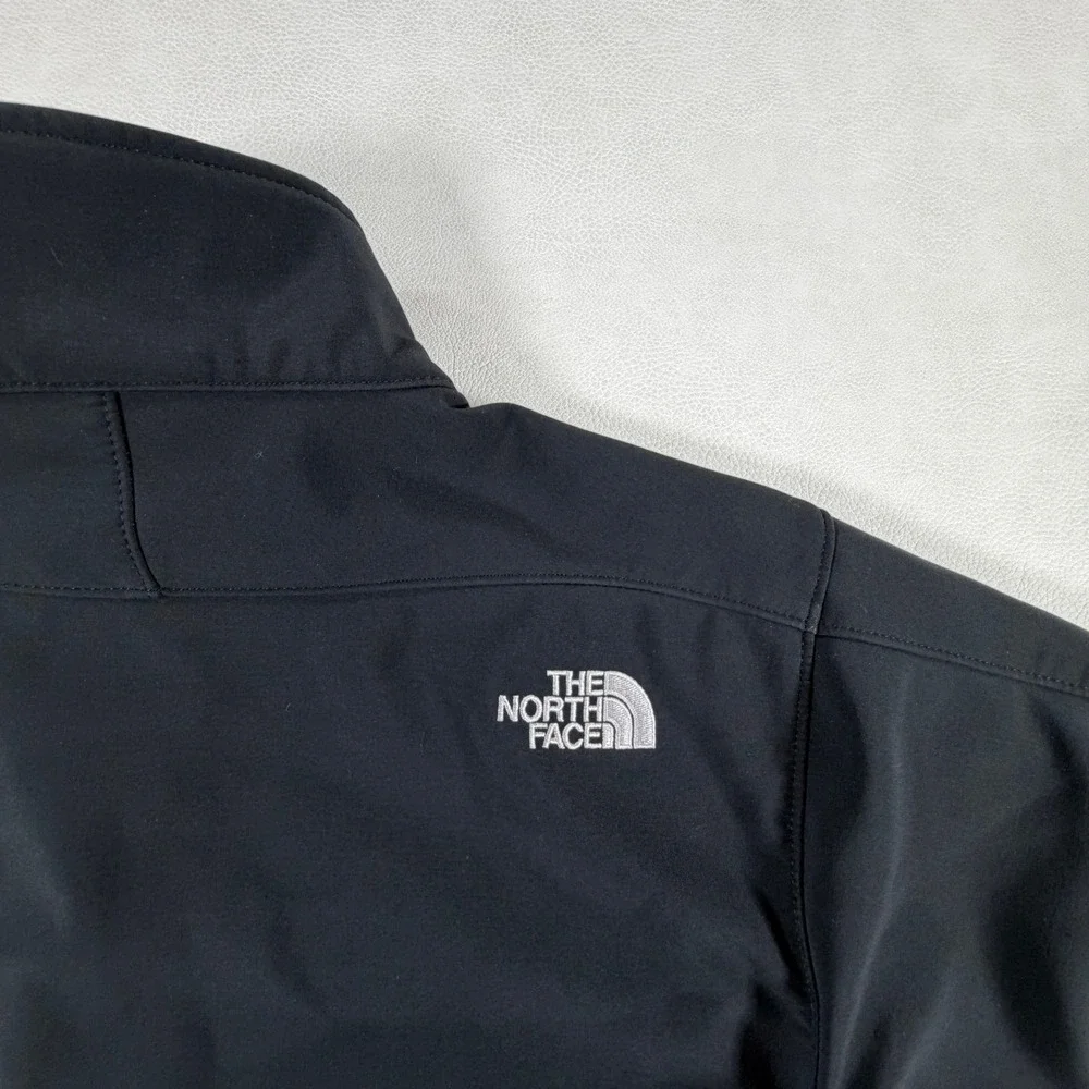 The North Face Mens Apex Bionic Softshell Jacket Black Full Zip Size Small